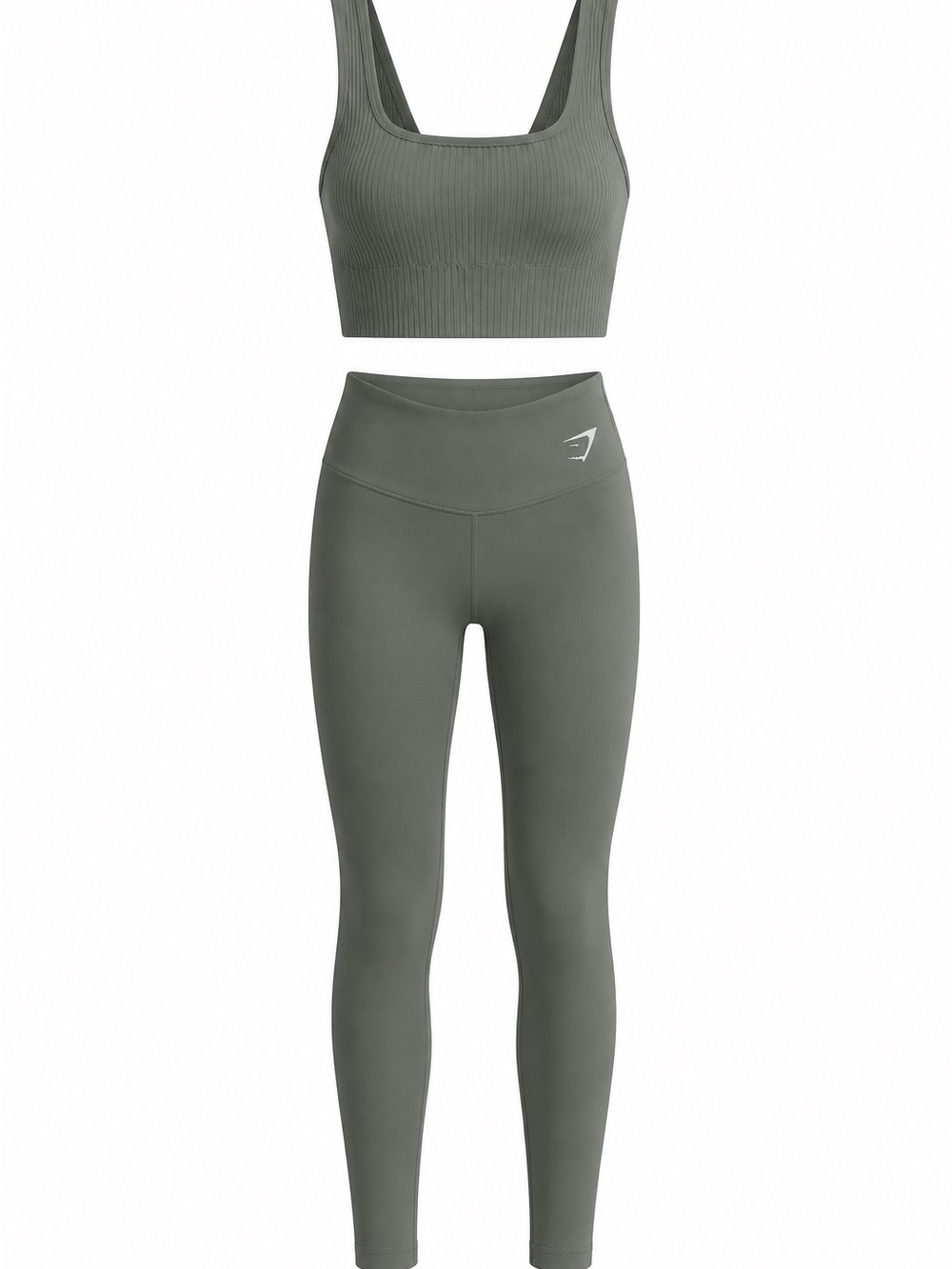 Gymshark Olive Green High-Waist Leggings